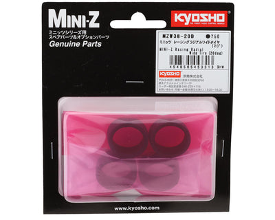 KYOMZW38-20B Mini-Z 11mm Wide Racing Radial Tire (4) (20 Shore)