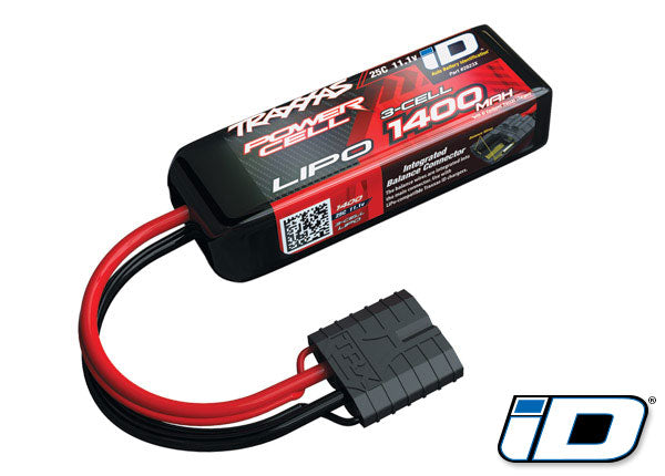 2823X 1400 mAh 11.1 Volt 3-Cell LiPo Battery