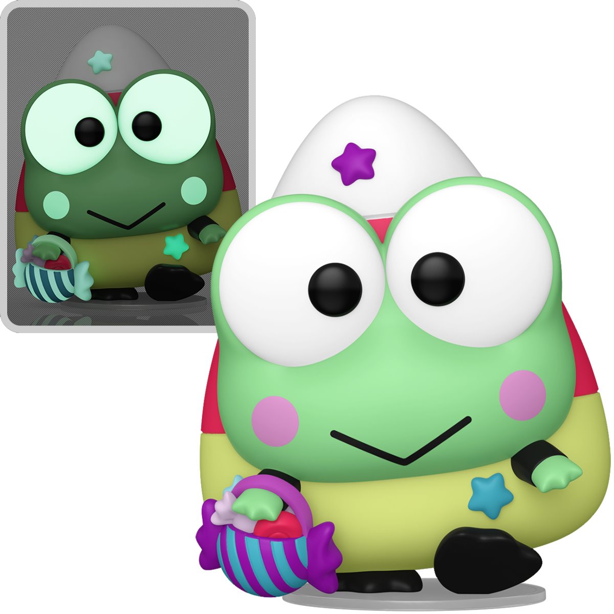FU94577 Hello Kitty and Friends Keroppi Spooky Glow-in-the-Dark #157
