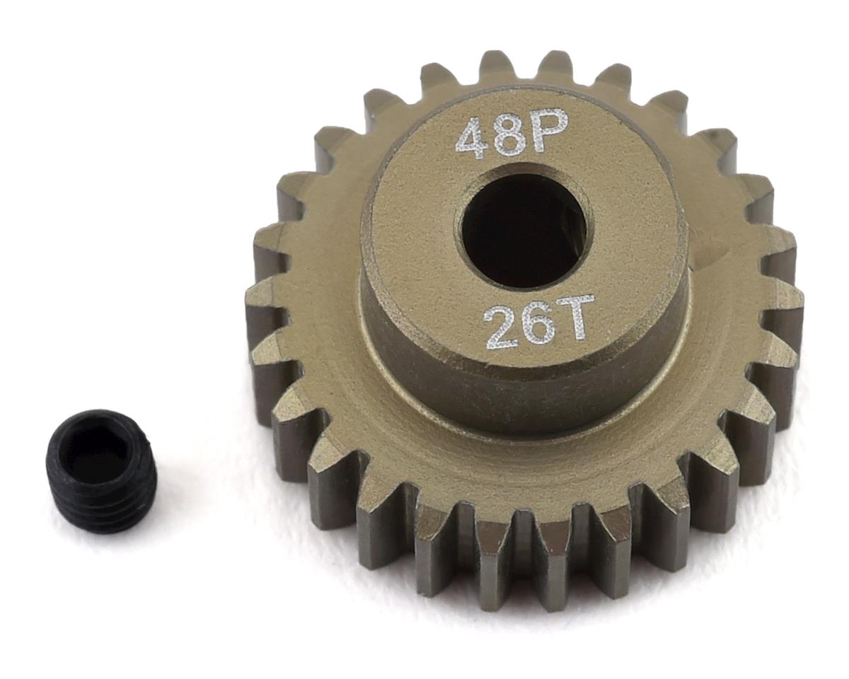 PTK8613 48P Lightweight Hard Anodized Aluminum Pinion Gear (3.17mm Bore) (26T)