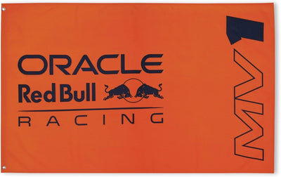 2014A1-REDBULL-CAS-EXOTICORANGE-O/S Red Bull Racing F1 Max Verstappen Flag - Orange