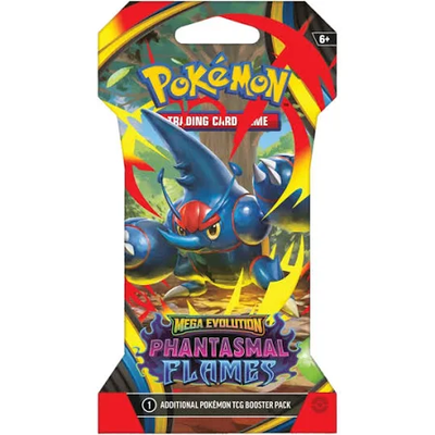 PKU10-10193-102 Pokemon Trading Card Mega Evolution Phantasmal Flames Booster Pack
