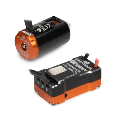 SPMXSEMC18 Firma 8A Sensored Brushless ESC / Motor Combo: 1/24 Rock Crawlers