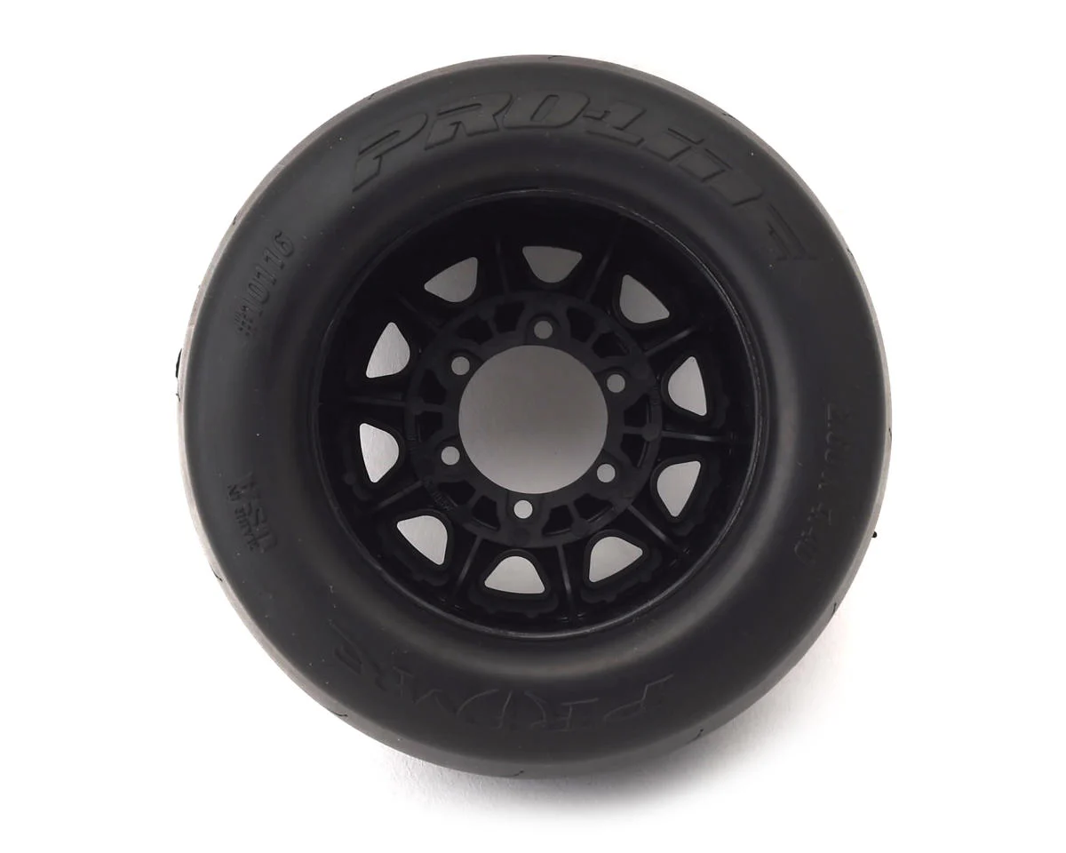 PRO1011610 Prime F/R 2.8" Street MT Tires Mounted 12mm/14mm Black Raid (2)