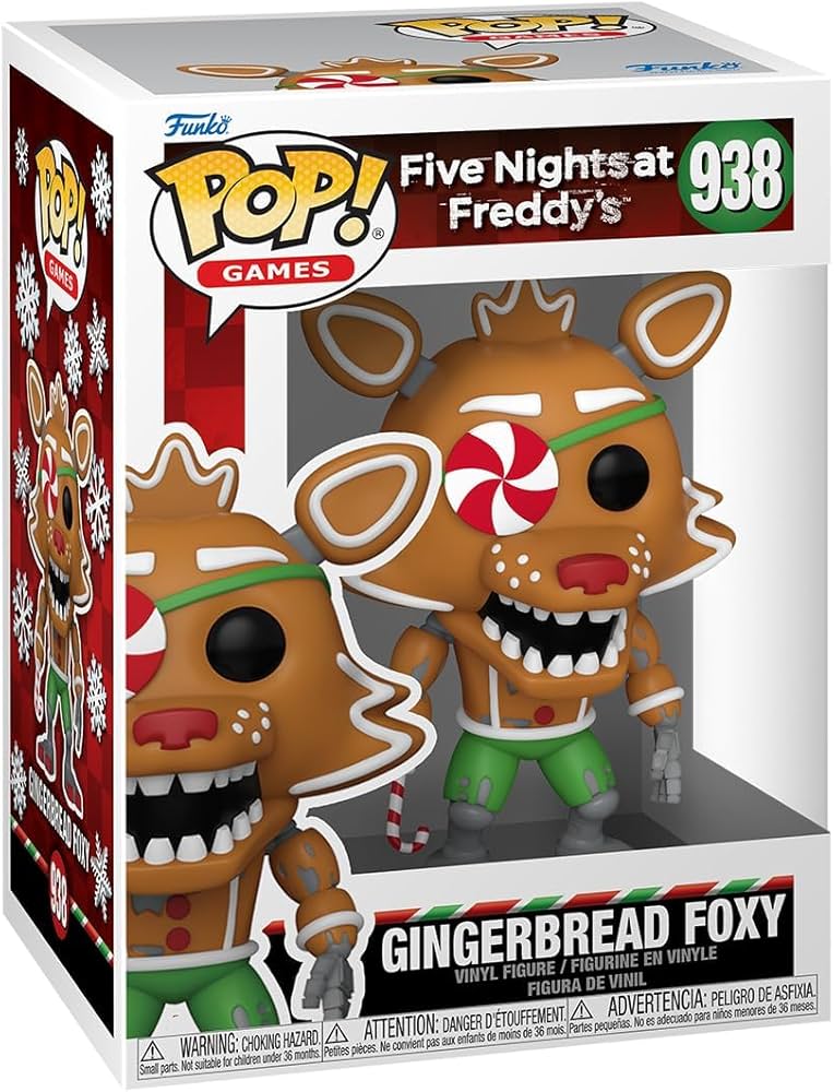 FU72487 Five Nights at Freddy's Gingerbread Foxy #938