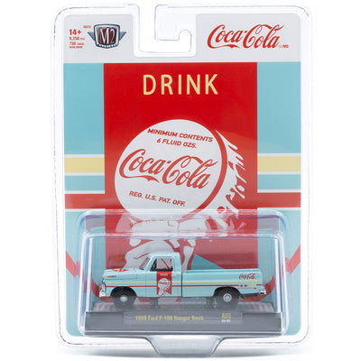 M2 Machines 52500-A55 1969 Ford F-100 Ranger - Coca-Cola
