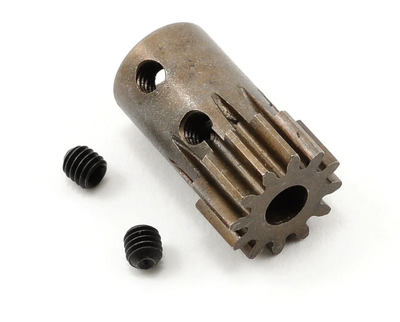 TKR4152 5mm Bore Hardened Steel Long Shank Mod 1 Pinion Gear (12T)