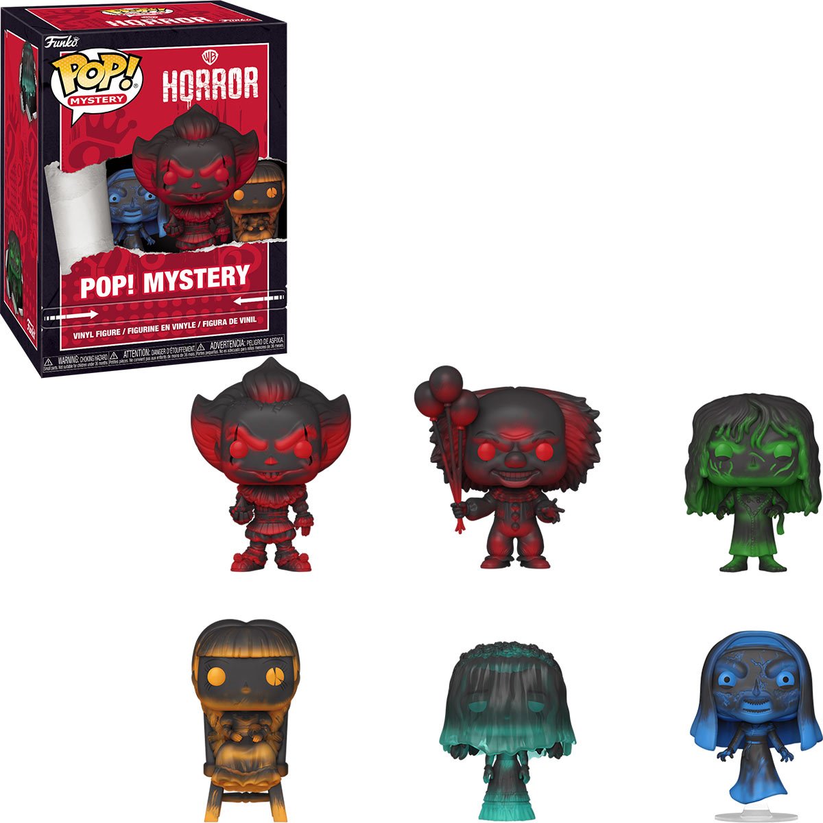 FU96232 Horror Mystery Funko Pop - 1 Random Figure