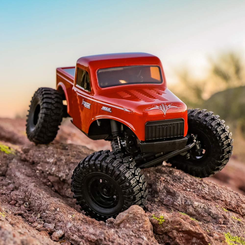 RER39151 Redcat Ascent-18 Brushless 1/18 Scale Brushless Electric Rock Crawler- Burnt Orange
