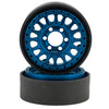VPS07805 KMC KM445 Impact 1.9" Beadlock Crawler Wheels (Blue) (2)