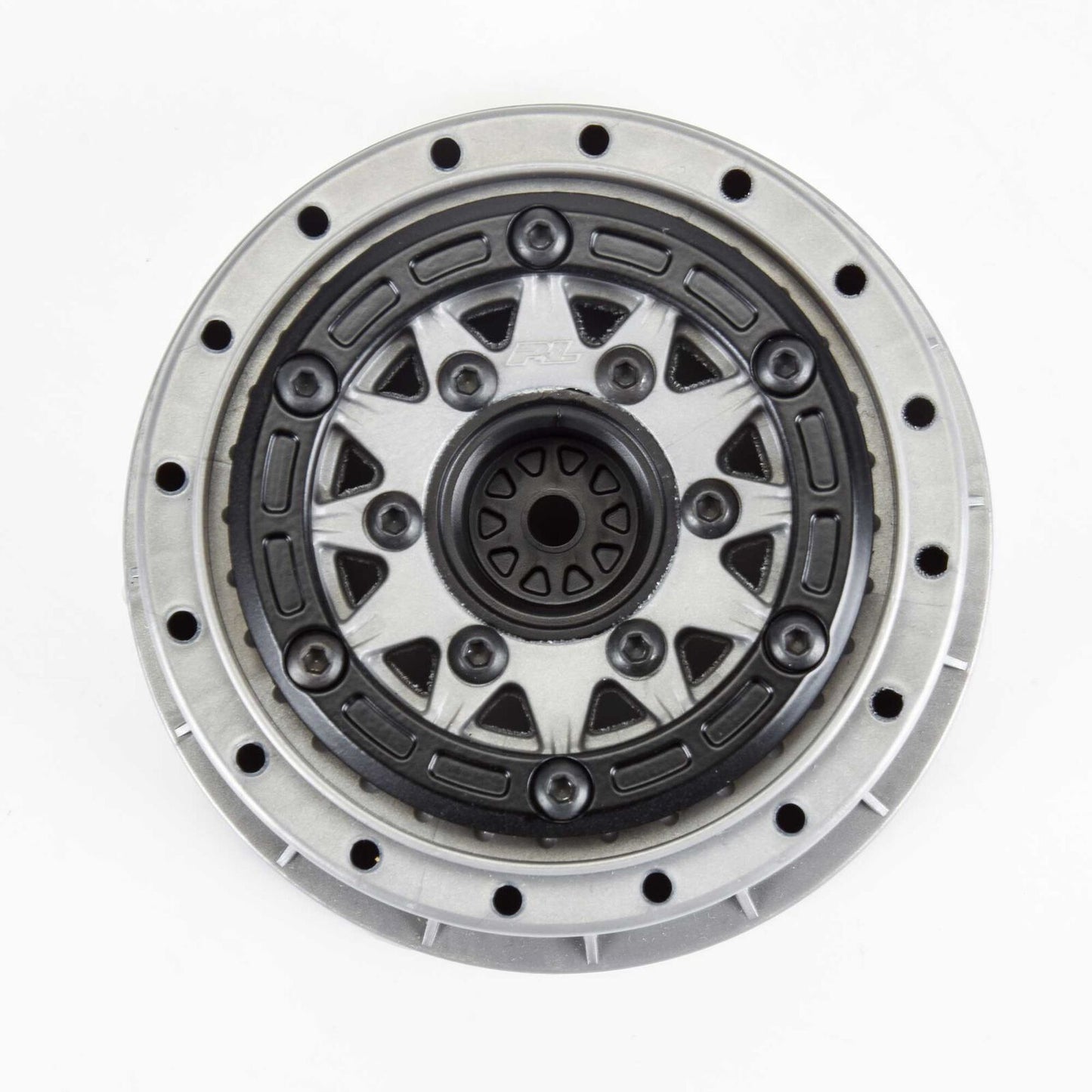 PRO281106 Limited Edition Raid Bead-Loc F/R 2.2"/3.0" 12 & 14mm SC Wheels (2) Black/Grey