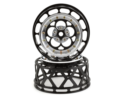SSD00551 5 Hole One Piece Drag Rear Wheels (Black) (2)