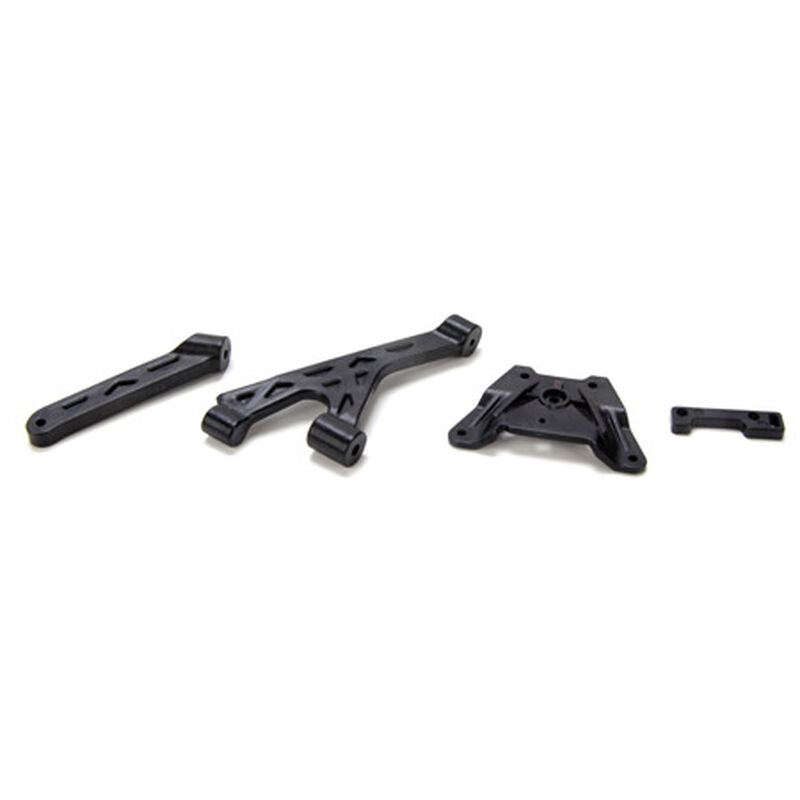 LOSB2278 Chassis Brace & Spacer Set