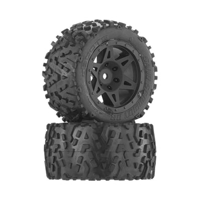 AR550016 Sand Scorpion DB Tire/wheel Black Rear (2)