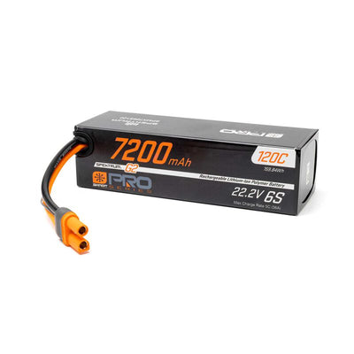 SPMX726S120 Spektrum  22.2V 7200mAh 6S 120C Smart G2 LiPo: IC5