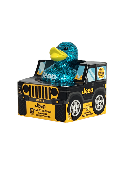 L2P 18047 Jeep® Branded Ducks 2 Inch Vinyl Figure Assortment in Paper Jeep 4x4 Box