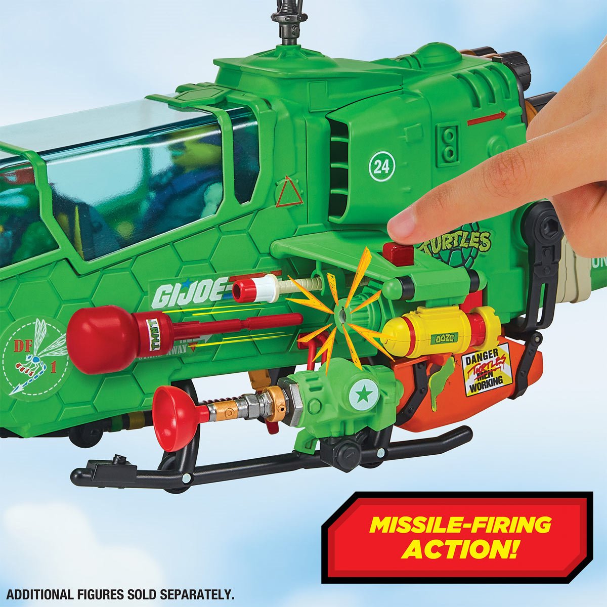 PL81931 TMNT x G.I. Joe Mobile Strike Force Assault Copter