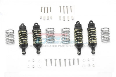 GPMRUS47580FR-BK-GD-BEBK RUSTLER VXL Aluminum Front+Rear Shocks - Black
