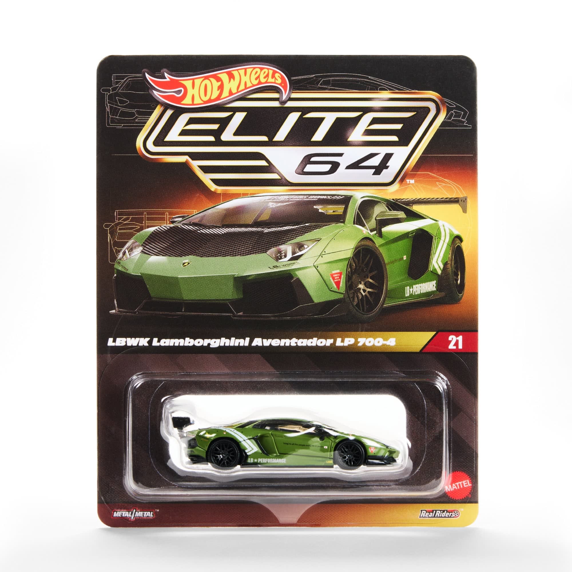 HWJNF04 Hot Wheels Elite 64 LBWK Lamborghini Aventador LP 700-4 – New ...