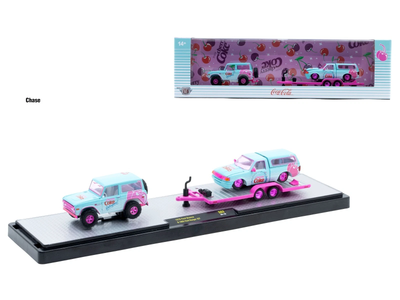 56000-S03 M2 Machines Auto Haulers 1976 Ford Bronco & 1995 Ford Ranger XLT CHASE!!