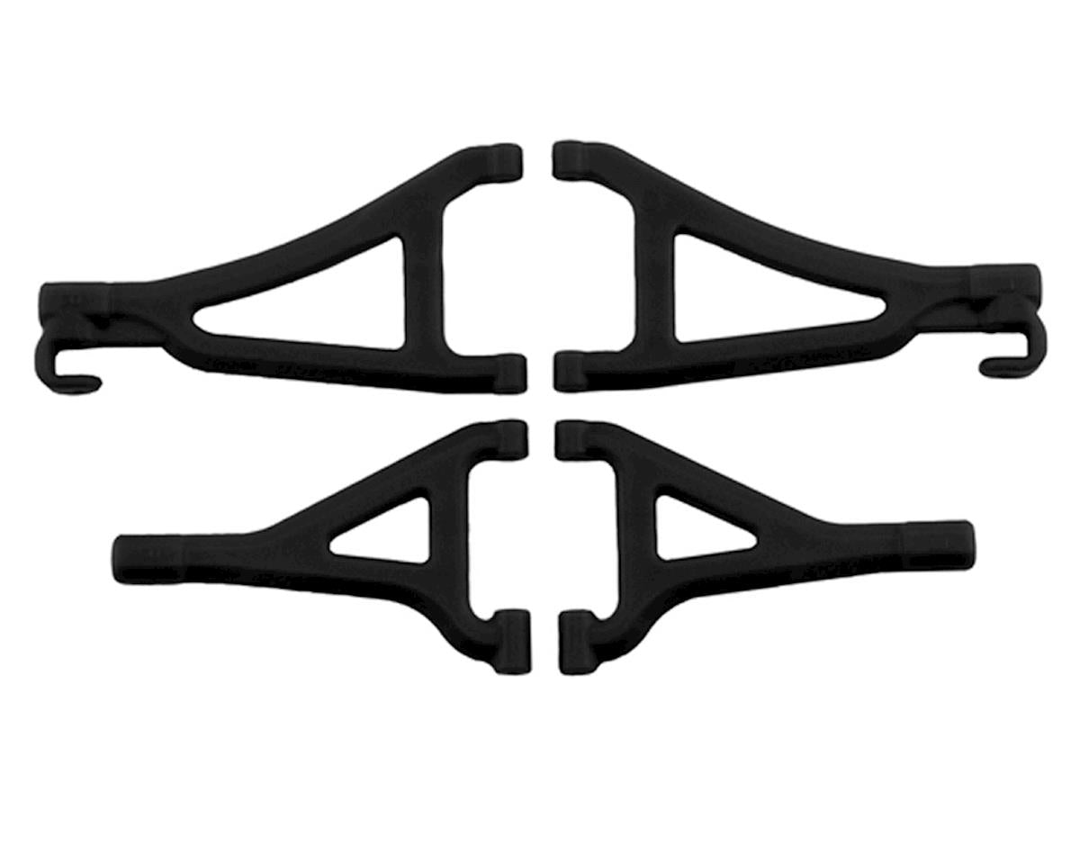 RPM80692 Front Upper & Lower A-Arms for Traxxas 1/16 Revo (Black)