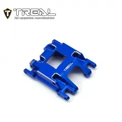X003KPLCTL TREAL Aluminum 7075 Center Skid Plate CNC Machined Upgrdes for 1/18 TRX4M-Blue