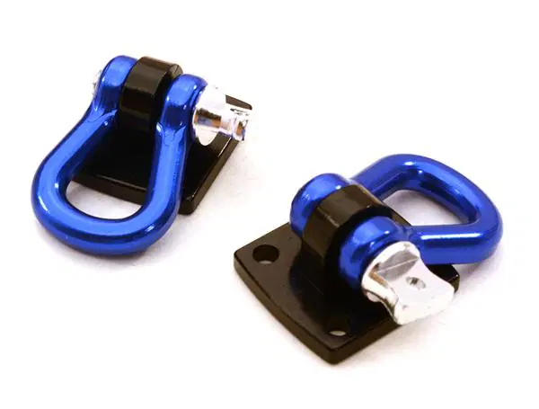 INTC26929BLUE Realistic 1/10 Bow Shackle for Off-Road Trail Rock Crawling