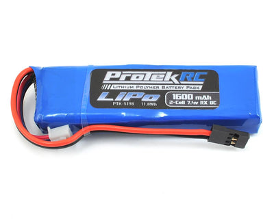 PTK5198 Lightweight LiPo Receiver Battery Pack (Mugen/AE/XRAY/8ight-X) (7.4V/1600mAh) (w/Balance Plug)