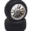 INTT3500CHROME Type III Wheel and Tire Set (2) 1/16
