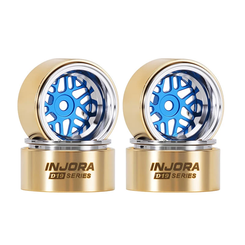 W7012BL-19 INJORA 0.7" D19 ModuWheel for 1/30 SCX30 1/32 Ascent-32 (MW7012) (4)