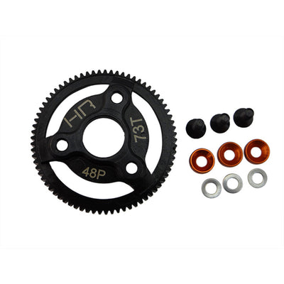 HRSTE873 - Hardened Steel Spur Gear (73t 48p) (Orange) - TRA