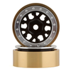 SSD00552 1.0” Boxer Aluminum/Brass Beadlock Wheels (Black) (2) (25g)
