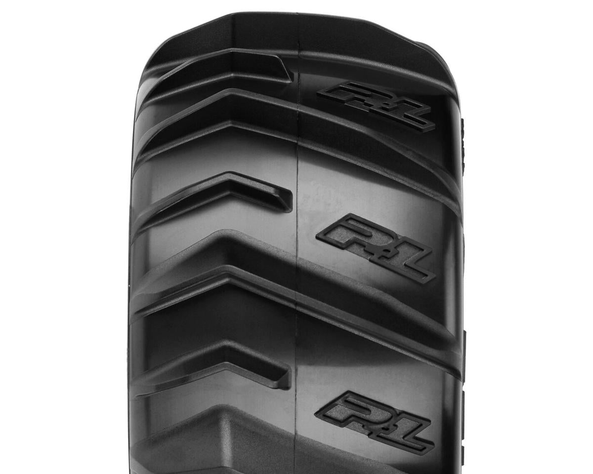PRO1019310 Dumont F/R 2.8" MT Tires Mounted 12mm/14mm Black Raid (2)