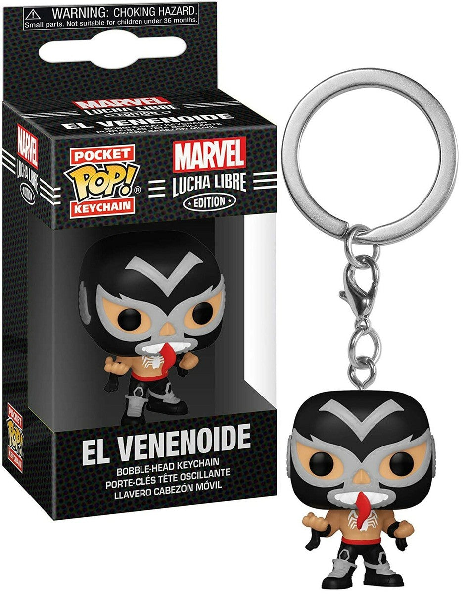 FU53891 Marvel Lucha Libre El Venemoide Keychain