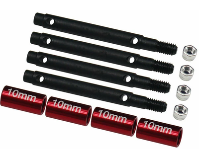 HRRACM39W10 - +10mm Steel Portal Drive Stub Axles Ascent 18