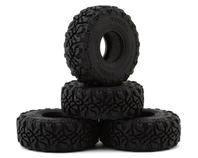 TLHTWHEEL-123 TREAL 1.0 Tires Soft Sticky RC Crawler Tires TrailBurner 62mm (4P) for 1/24 1/18 SCX24 AX24 FCX24 TRX4M