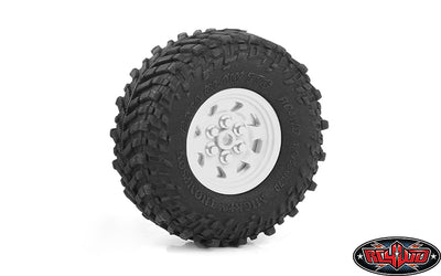 Z-W0338 OEM Plastic 0.7" Beadlock Wheels (White)