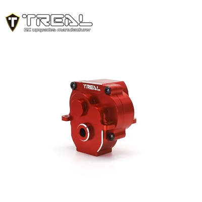 X003LAX17B TREAL Aluminum 7075 Differential Gearbox Housings for 1/18 TRX4M RC Upgrade Parts-RED