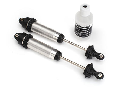 8460 Shocks, GTR, 139mm, silver aluminum