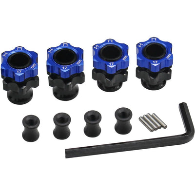 HRTE117FL - Light Weight 17mm Aluminum Hubs F+3mm - TRA 1:10 2WD