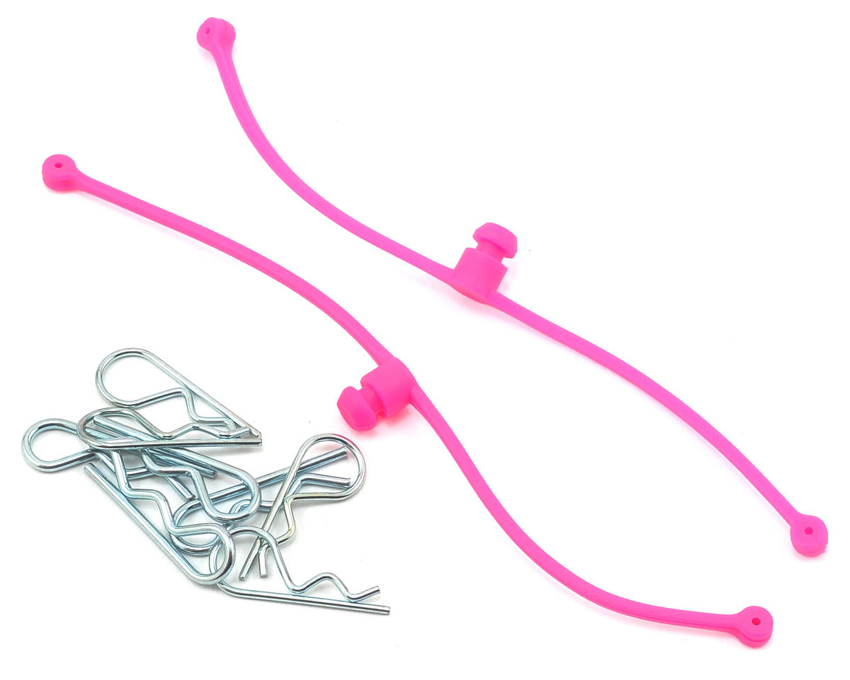 DUB2251 Body Klip Retainers w/Body Clips (Pink)