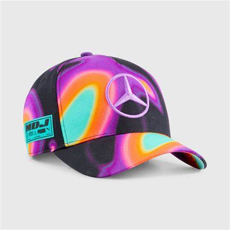 701230861 Mercedes AMG Petronas F1 2024 SE Lewis Hamilton Miami GP Hat