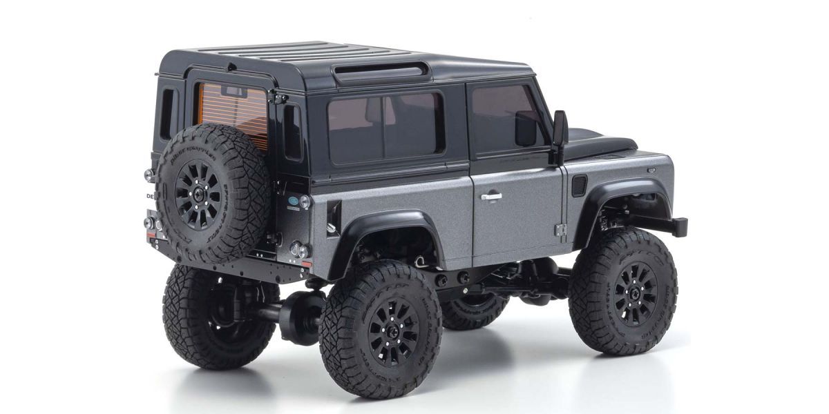 KYO32526GM MINI-Z 4x4 Crawler Land Rover Defender 90 Autobiography  RTR, Corris Gray/Santorini Black