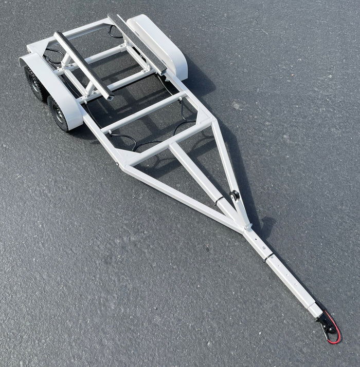 BOL5100 Bold R/C - 1/10 Scale Fully Adjustable Metal Boat Trailer with LED Lights (White)