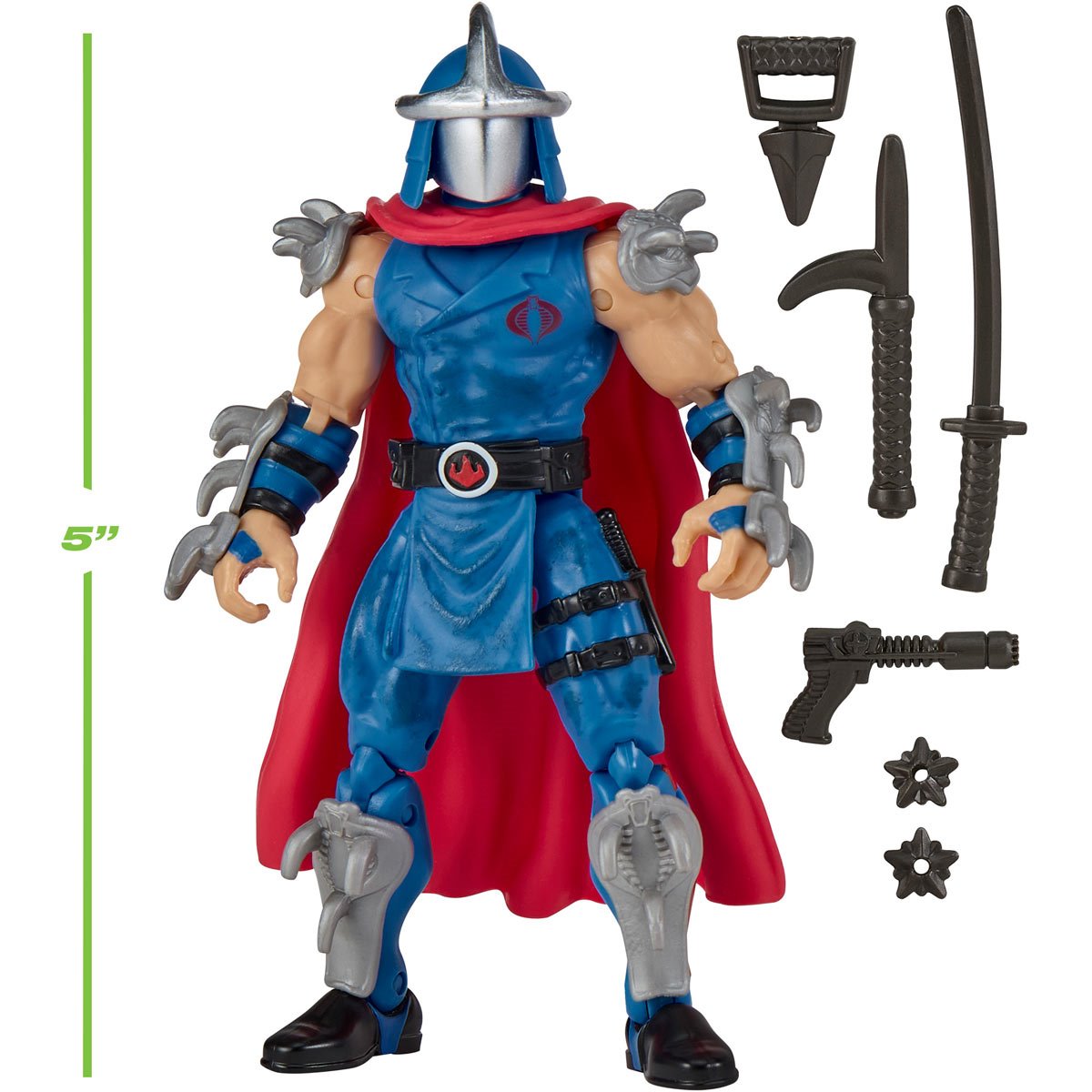 PL81903 TMNT x G.I. Joe Shredder Cobra Commander Action Figure