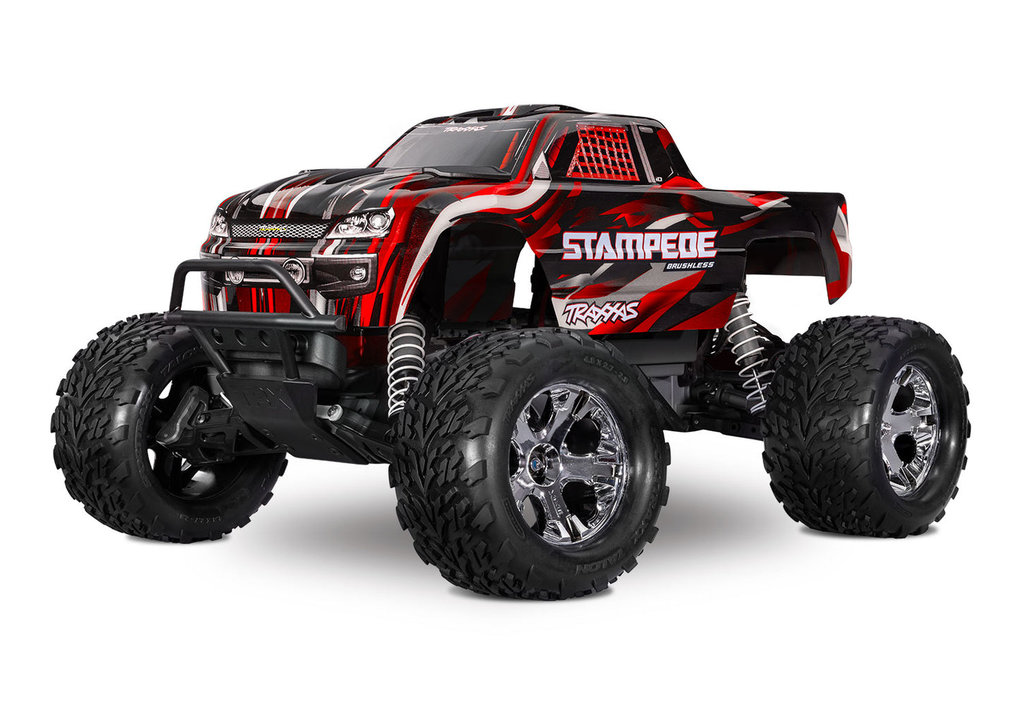 36354-4 Stampede BL-2S 1/10 Scale 2WD Brushless Monster Truck With Clipless Body