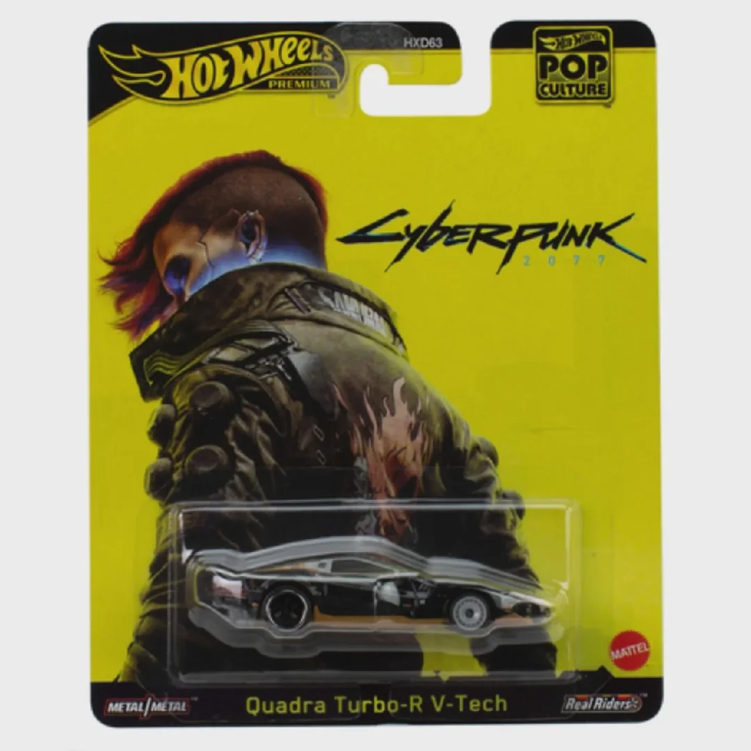 HWJBL57 Hot Wheels Premium Cyberpunk 2077 Quadra Turbo-R V-Tech