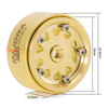 W7007BR-19 INJORA 0.7" D19 Brass Beadlock Wheels for 1/30 SCX30 (W7007)