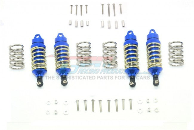 GPMRUS47580FR-B-GD-BEBK RUSTLER VXL Aluminum Front+Rear Shocks - Blue