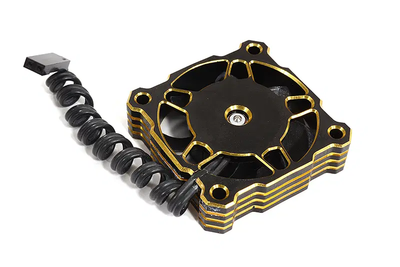 INTC30313GOLD Aluminum High Speed Turbo Cooling Fan 40mmx40mmx10mm